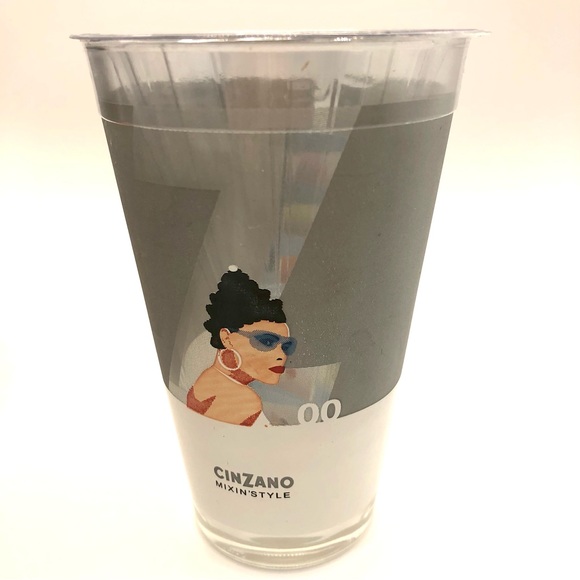 Vintage Cinzano bar ware, 4 glasses - Picture 4 of 8